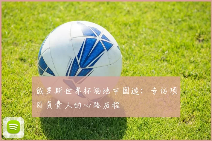 俄罗斯世界杯场地中国造：专访项目负责人的心路历程