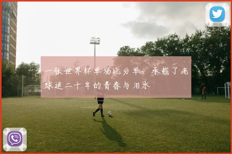 一张世界杯单场比分单,承载了老球迷二十年的青春与泪水