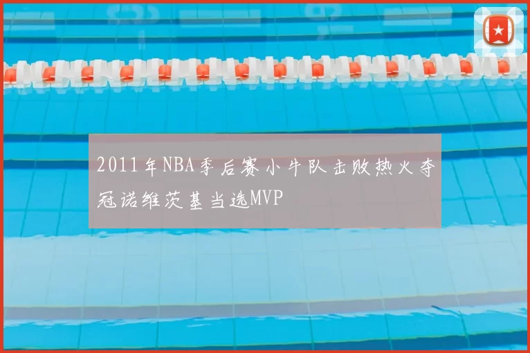 2011年NBA季后赛小牛队击败热火夺冠诺维茨基当选MVP