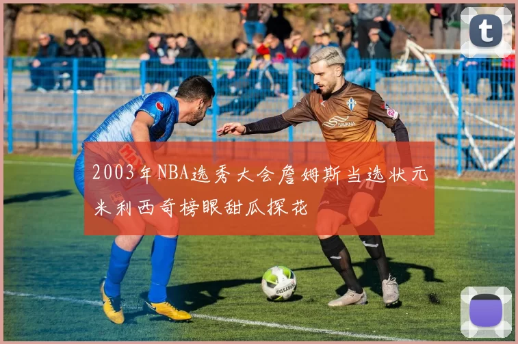 2003年NBA选秀大会詹姆斯当选状元米利西奇榜眼甜瓜探花